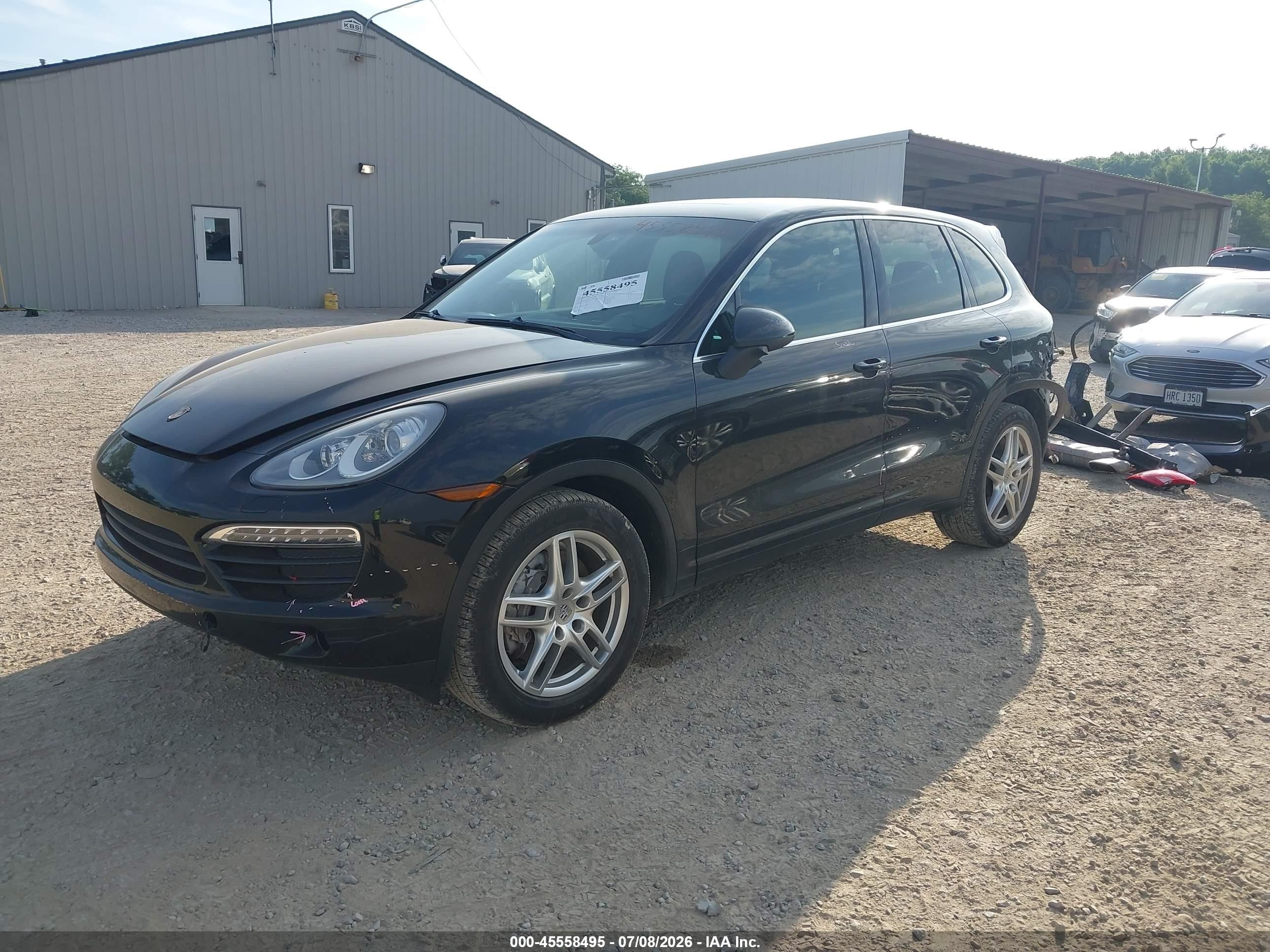 2014 Porsche Cayenne Черный vin: WP1AA2A23ELA93811