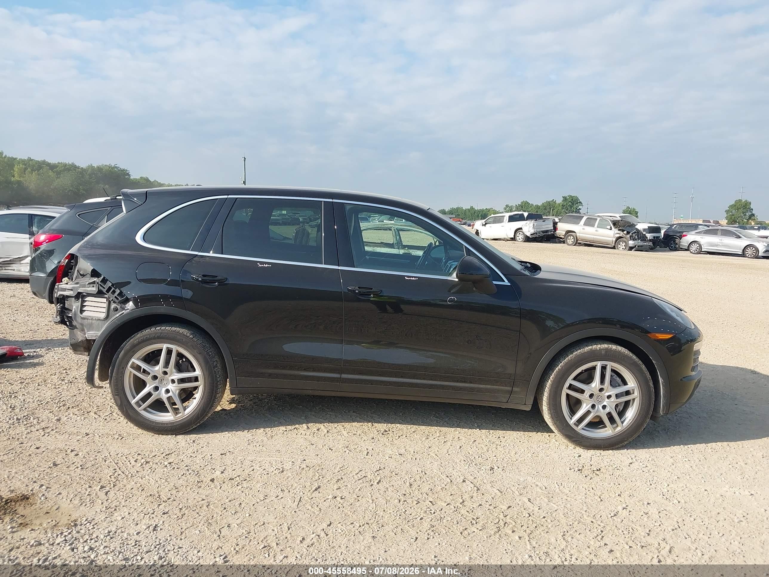 2014 Porsche Cayenne Черный vin: WP1AA2A23ELA93811