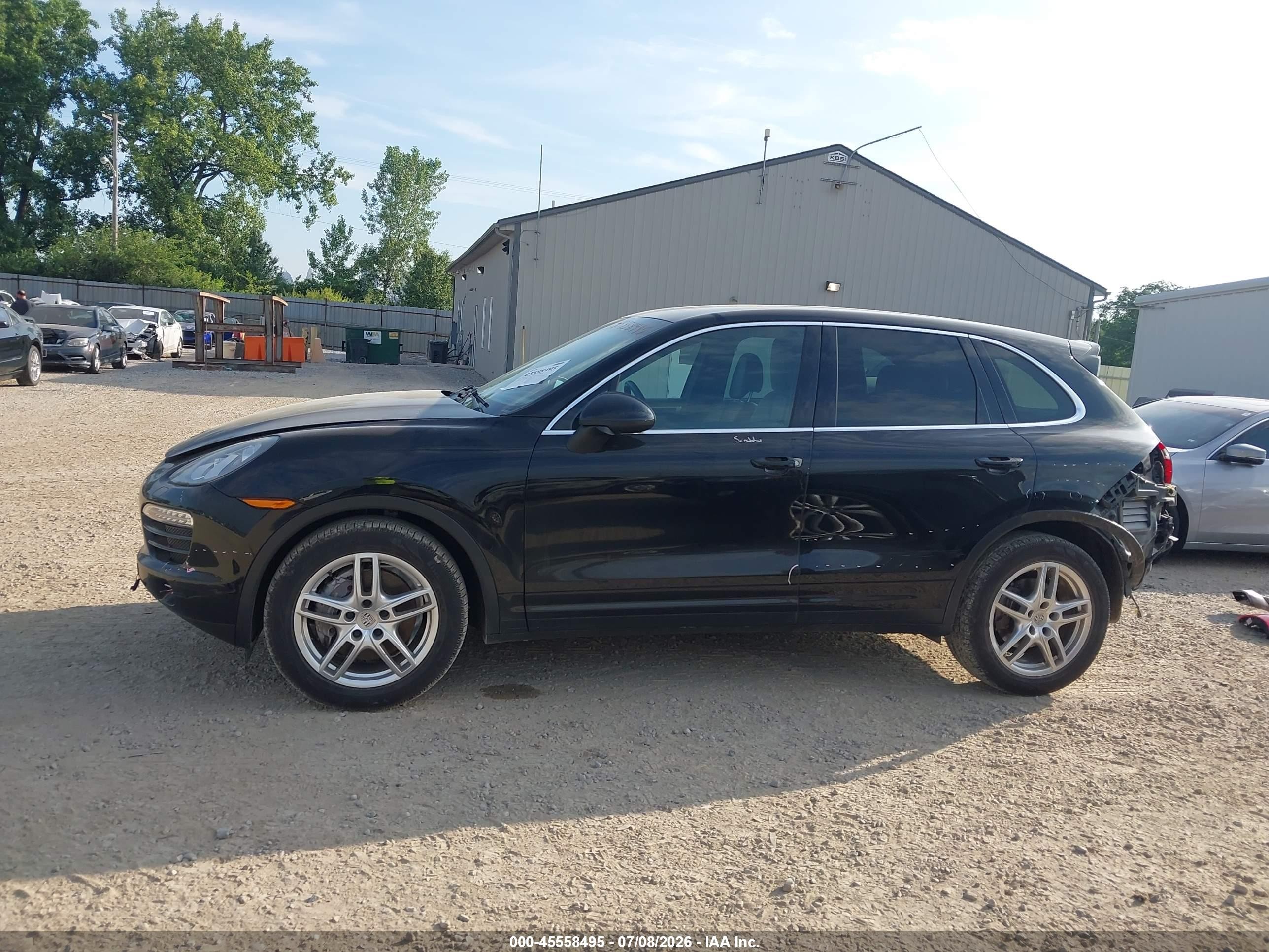 2014 Porsche Cayenne Черный vin: WP1AA2A23ELA93811