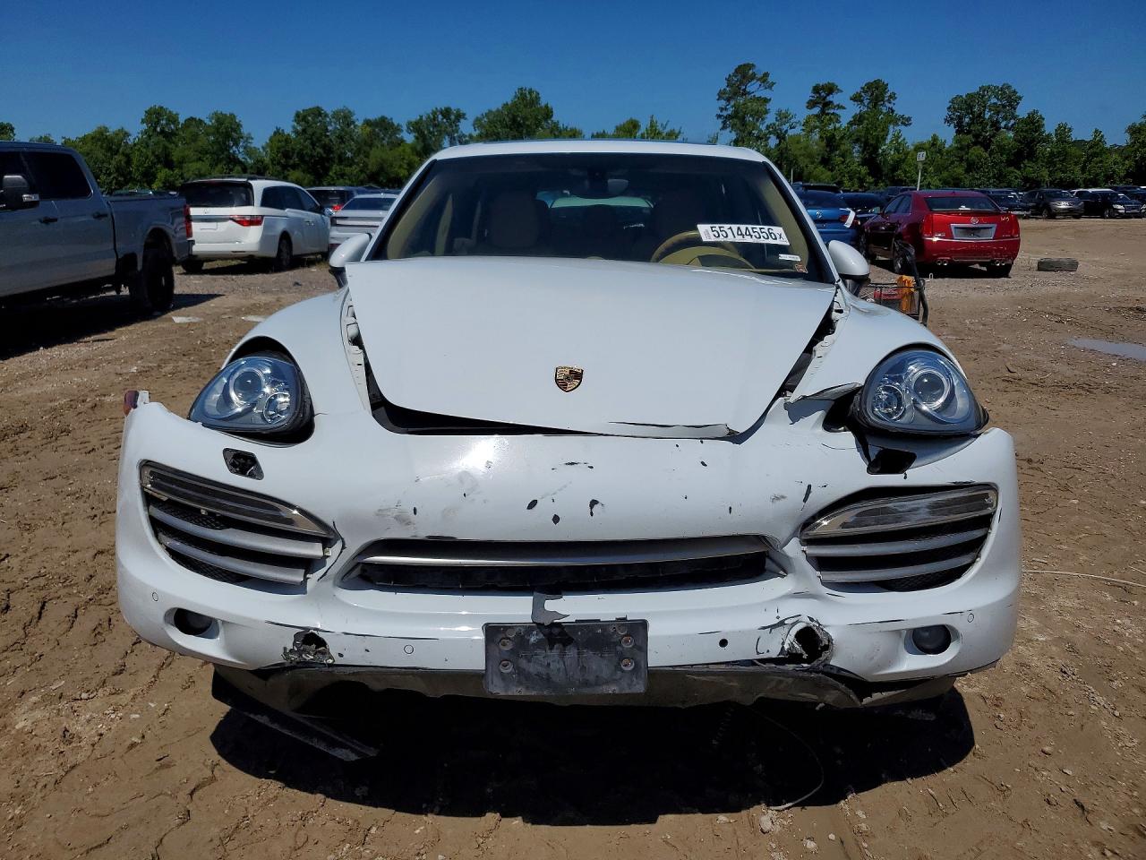 2014 Porsche Cayenne White vin: WP1AA2A23ELA95915