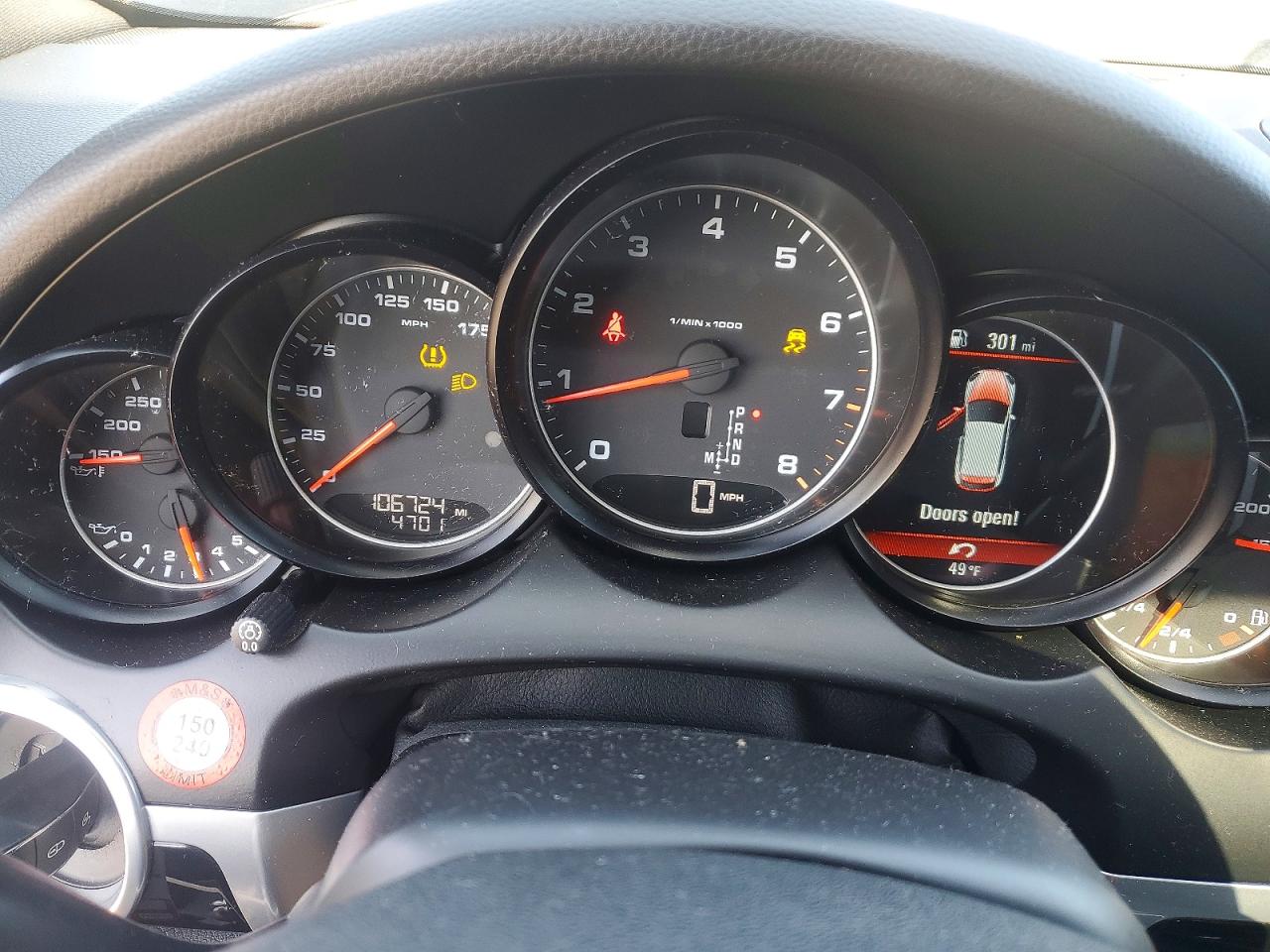 2012 Porsche Cayenne Black vin: WP1AA2A24CLA02624