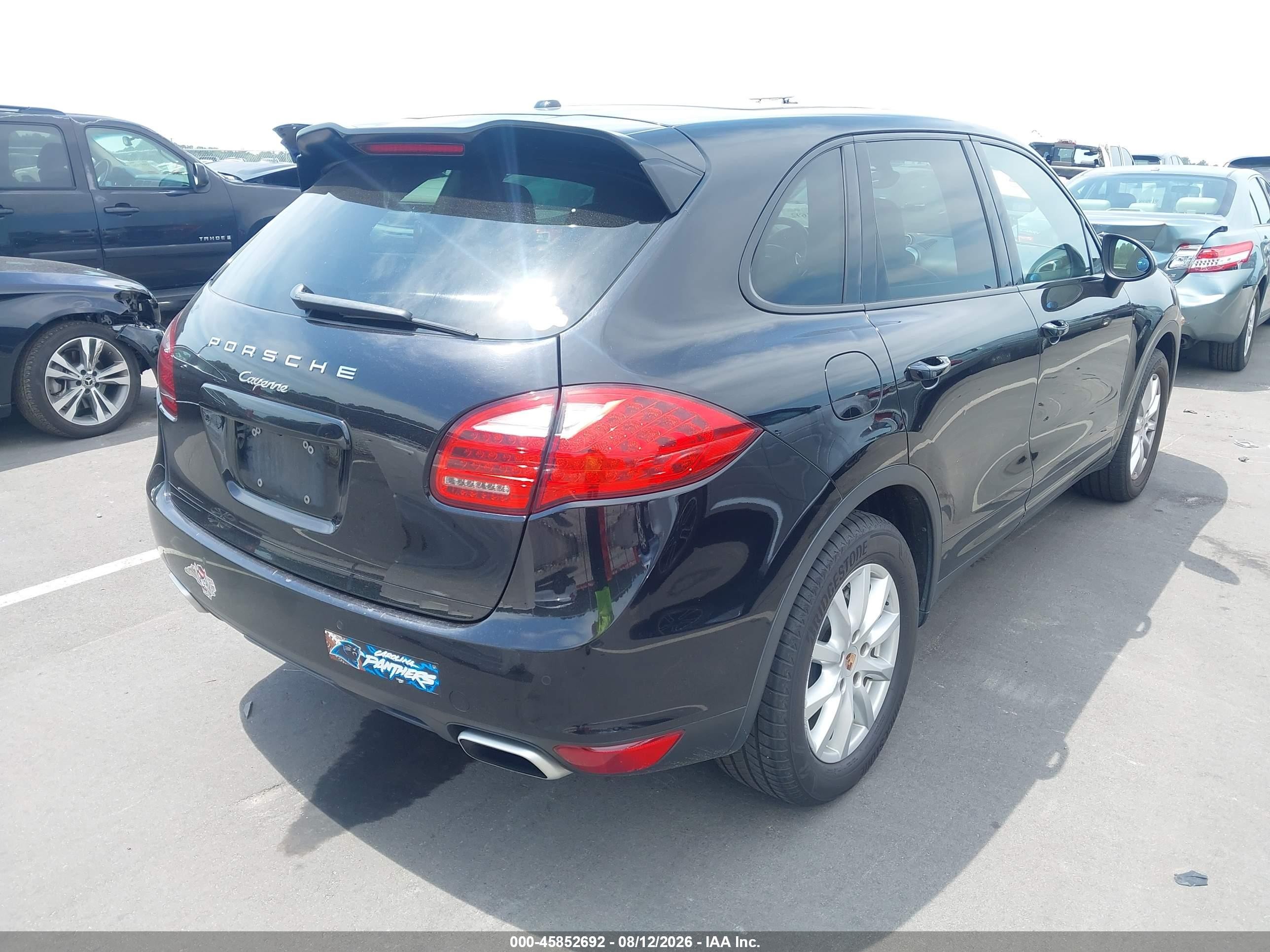 2013 Porsche Cayenne   Black vin: WP1AA2A24DLA12524