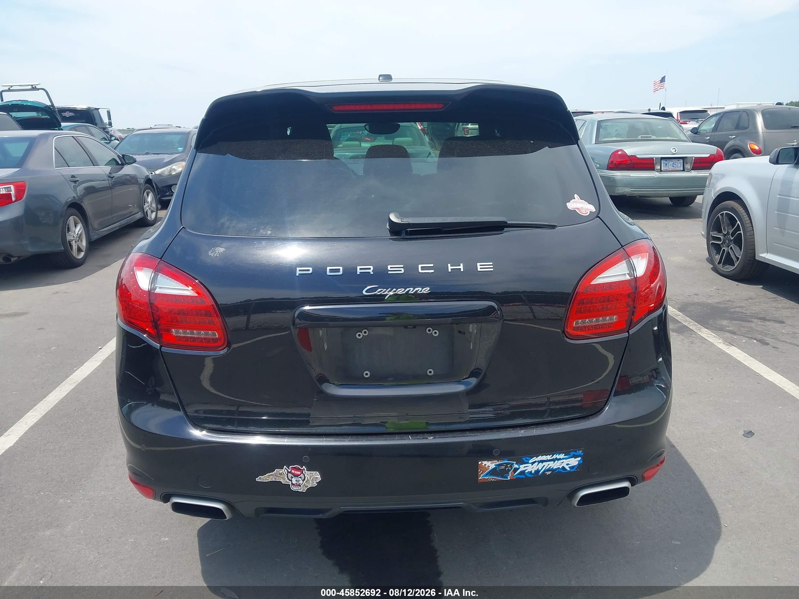 2013 Porsche Cayenne   Black vin: WP1AA2A24DLA12524