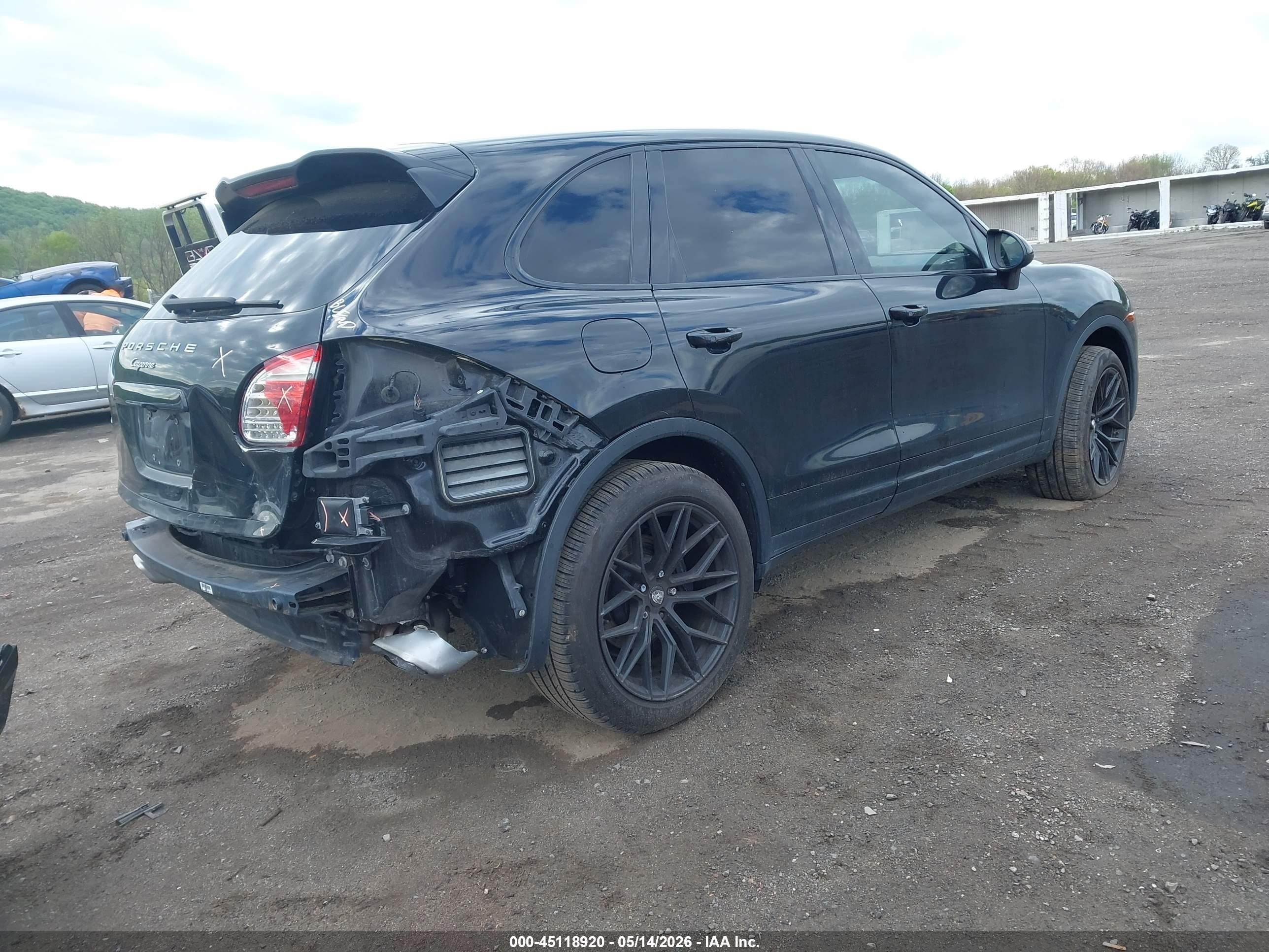 2014 Porsche Cayenne Platinum Edition Black vin: WP1AA2A26ELA05480