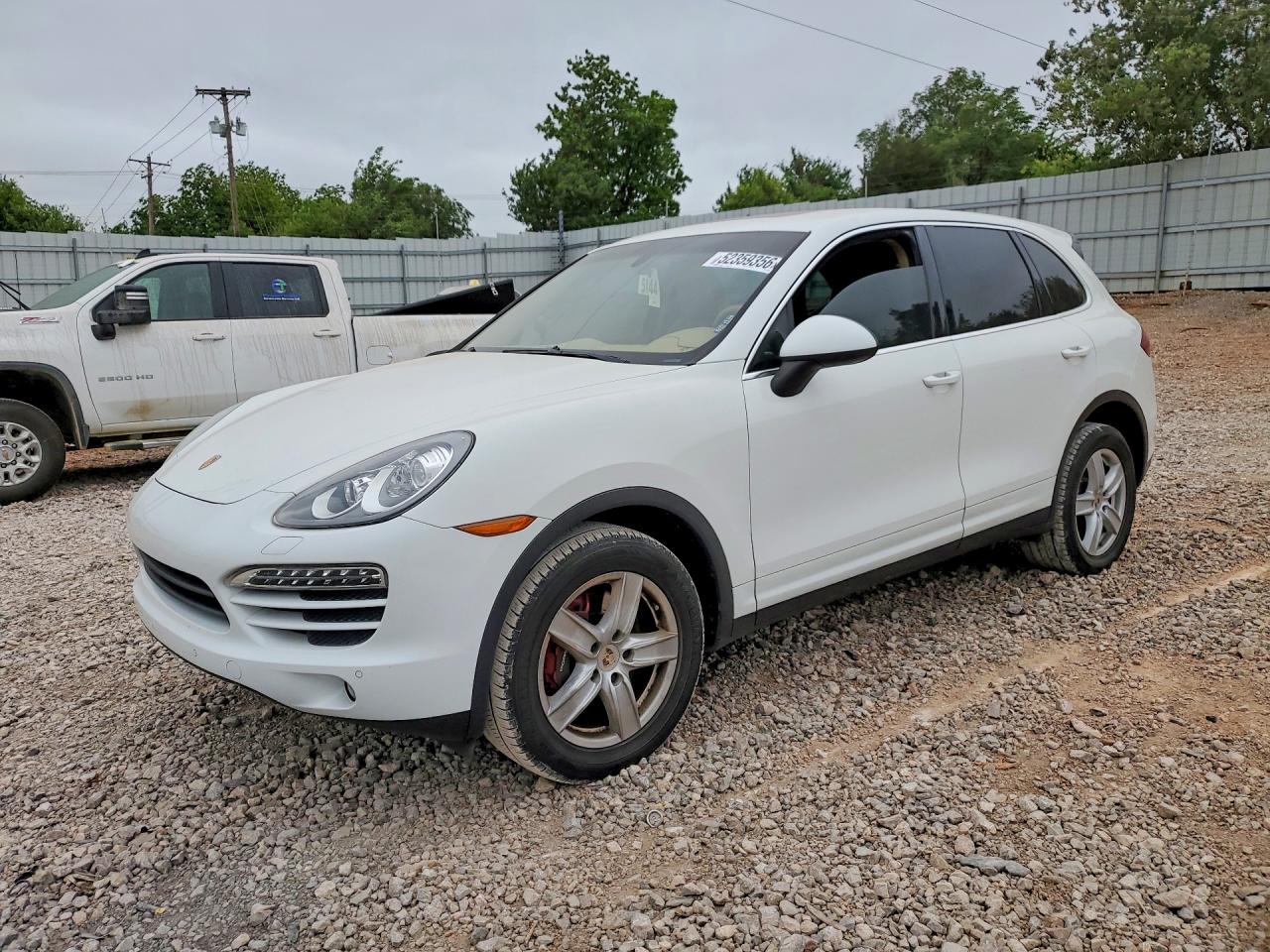 2012 Porsche Cayenne White vin: WP1AA2A27CLA10538