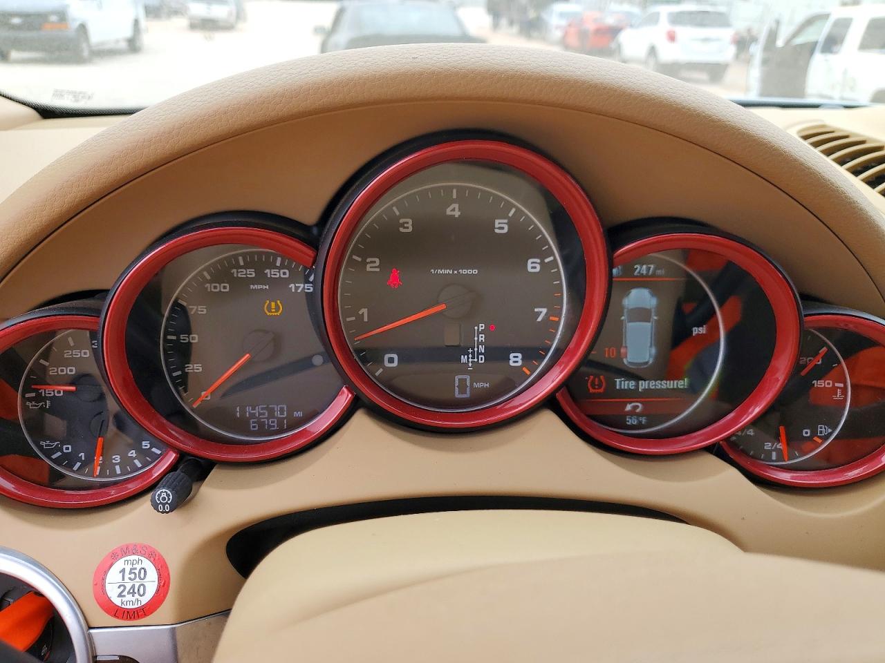 2012 Porsche Cayenne White vin: WP1AA2A27CLA10538