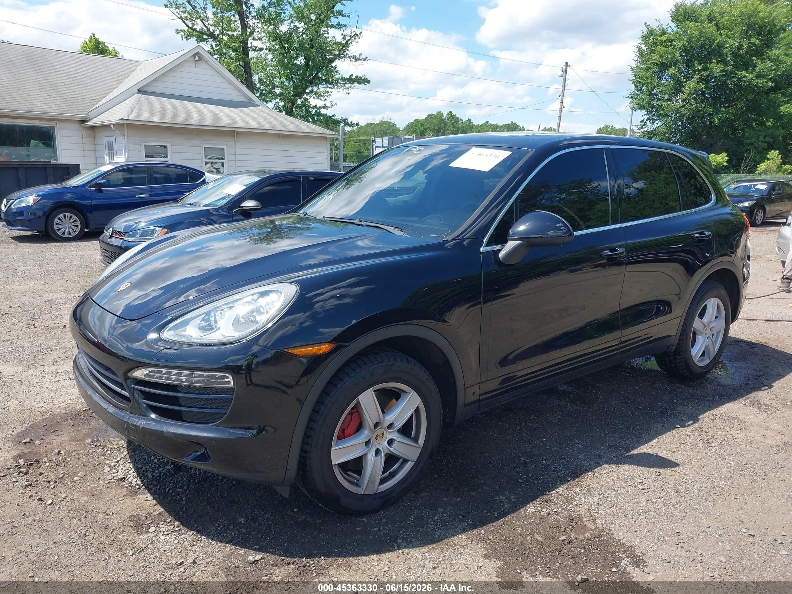 2012 Porsche Cayenne   Black vin: WP1AA2A28CLA08894