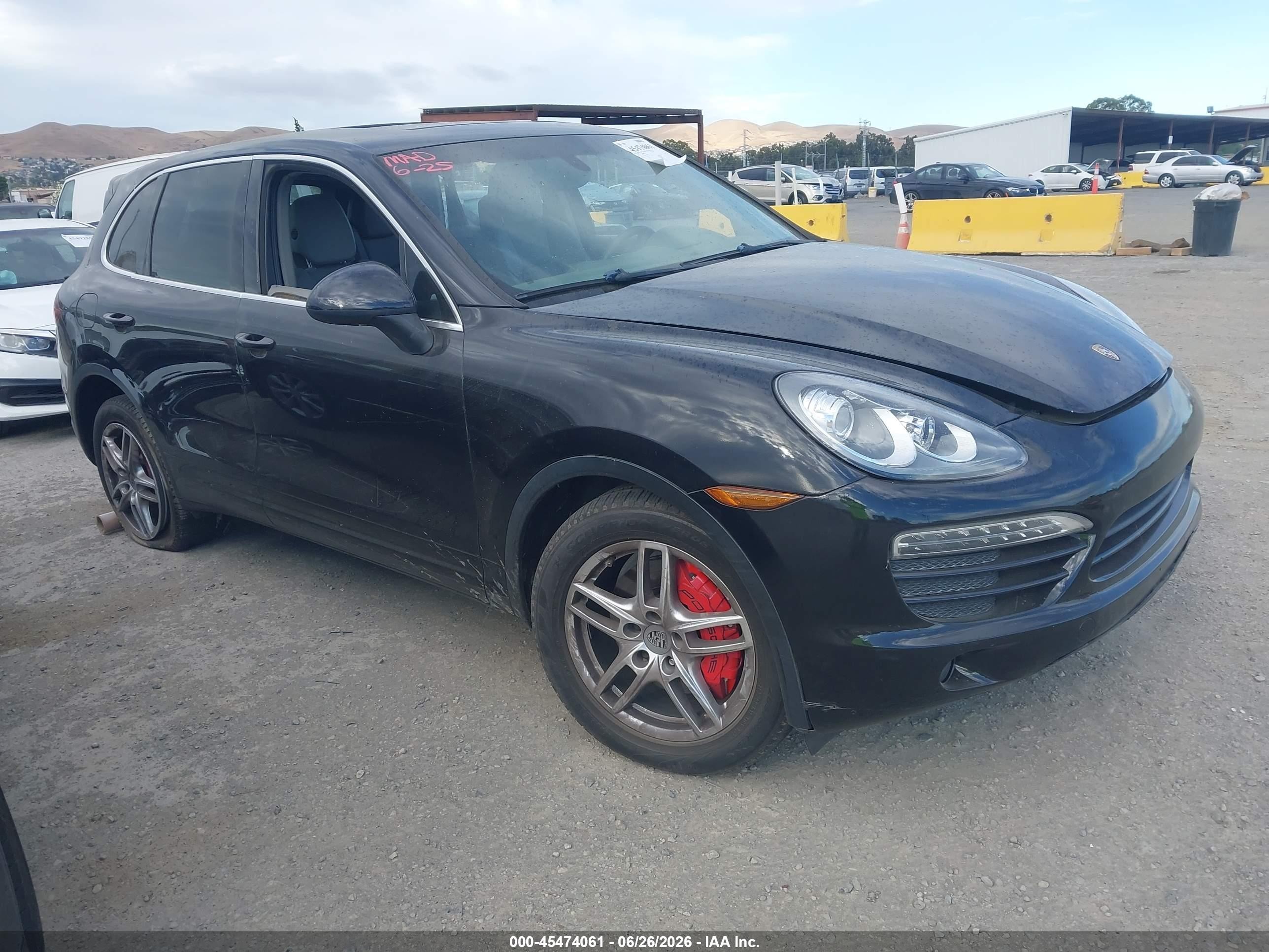 2012 Porsche Cayenne   Black vin: WP1AA2A28CLA09706
