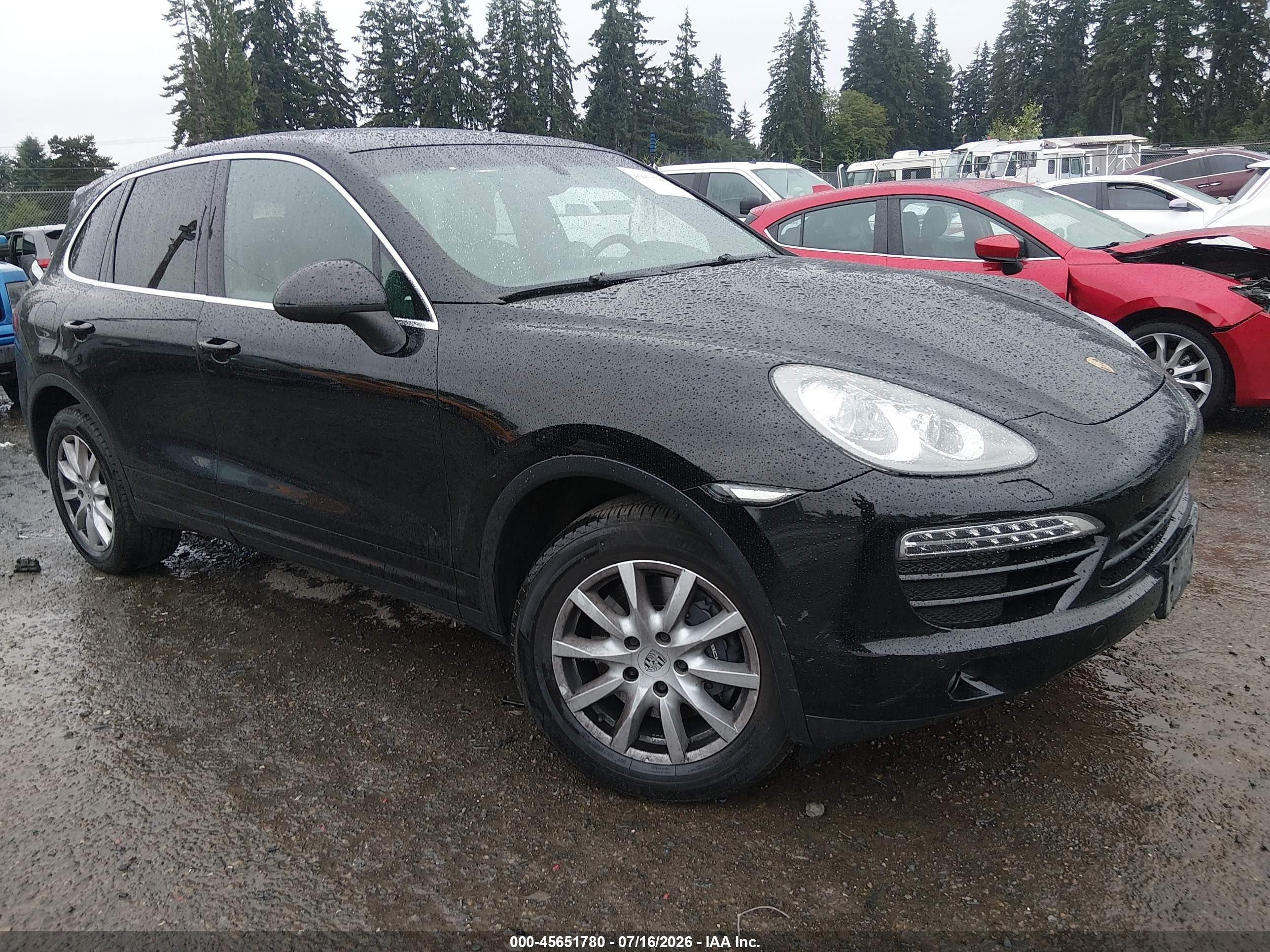 2012 Porsche Cayenne   Black vin: WP1AA2A28CLA12735