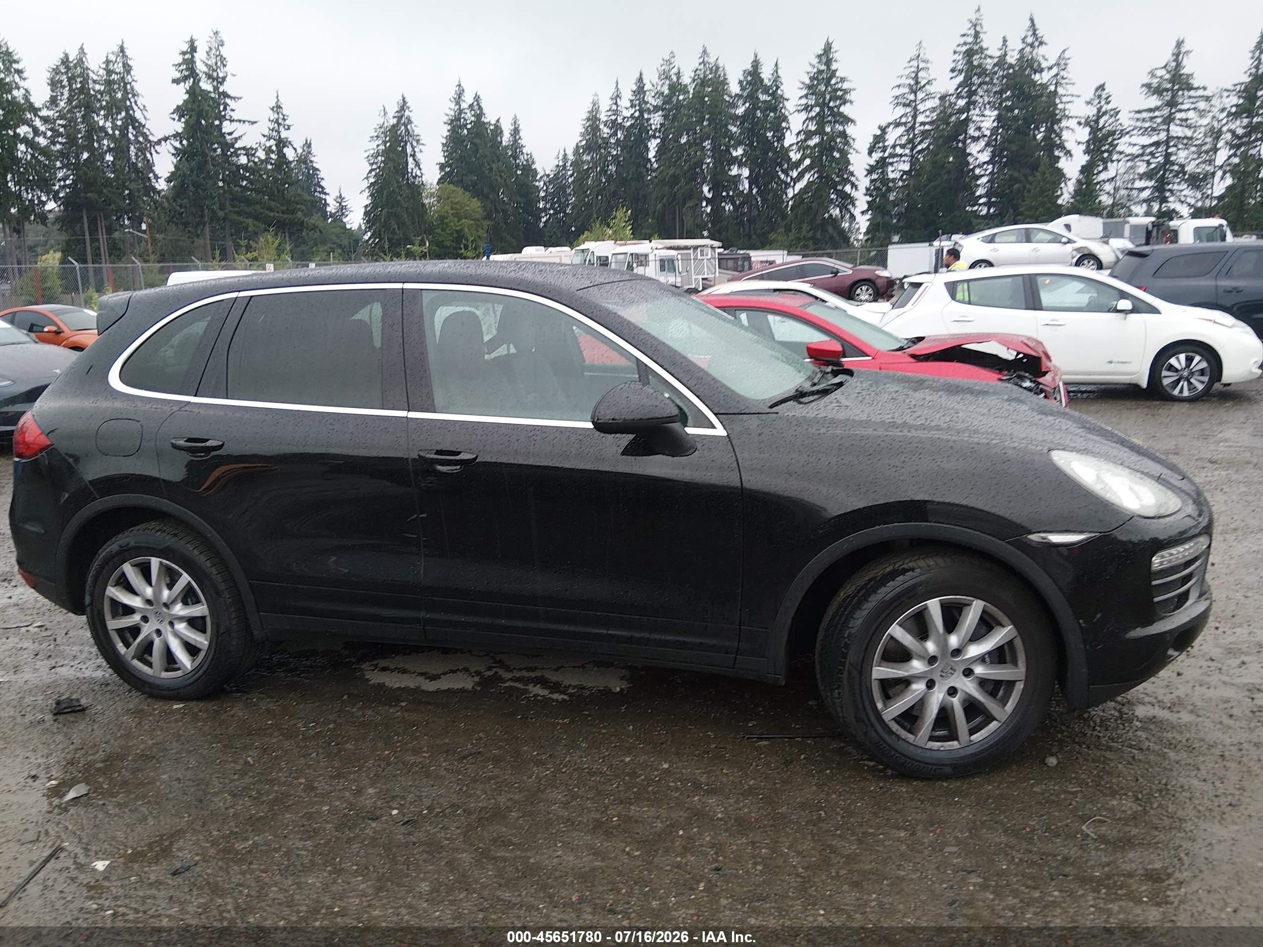 2012 Porsche Cayenne   Black vin: WP1AA2A28CLA12735