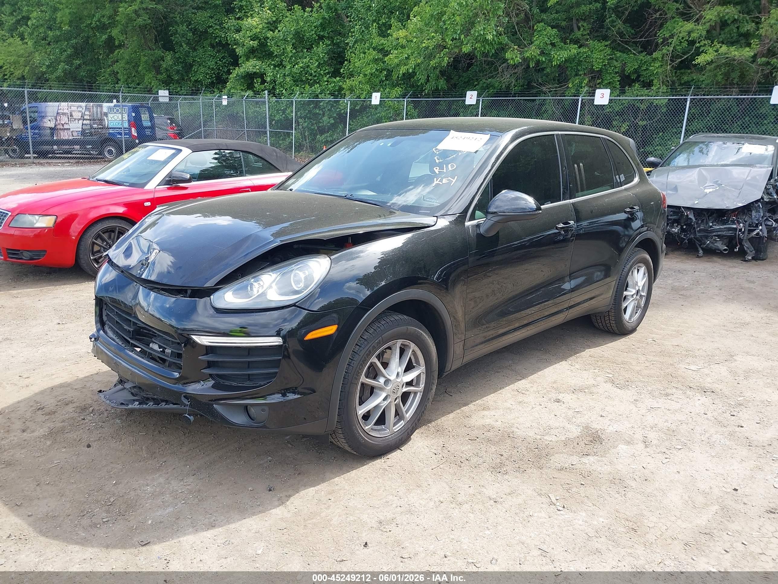 2016 Porsche Cayenne   Black vin: WP1AA2A29GLA10546