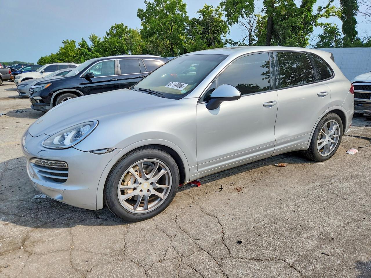 2012 Porsche Cayenne Silver vin: WP1AA2A2XCLA07214