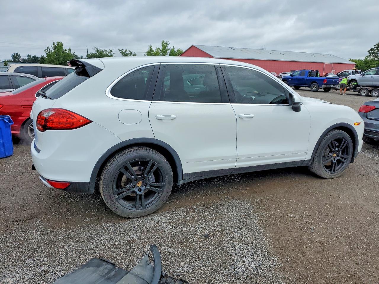 2014 Porsche Cayenne Белый vin: WP1AA2A2XELA04963