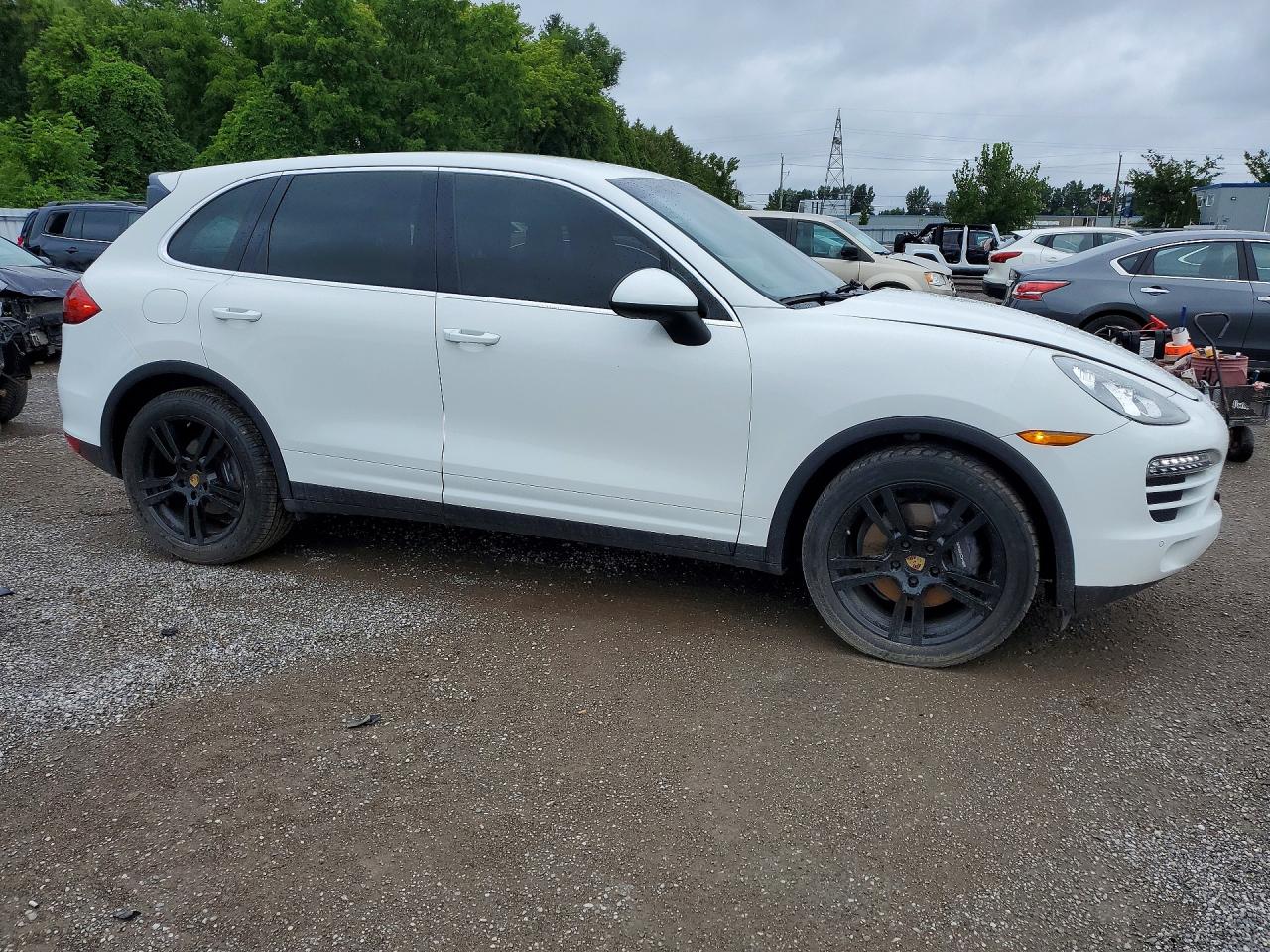 2014 Porsche Cayenne Белый vin: WP1AA2A2XELA04963