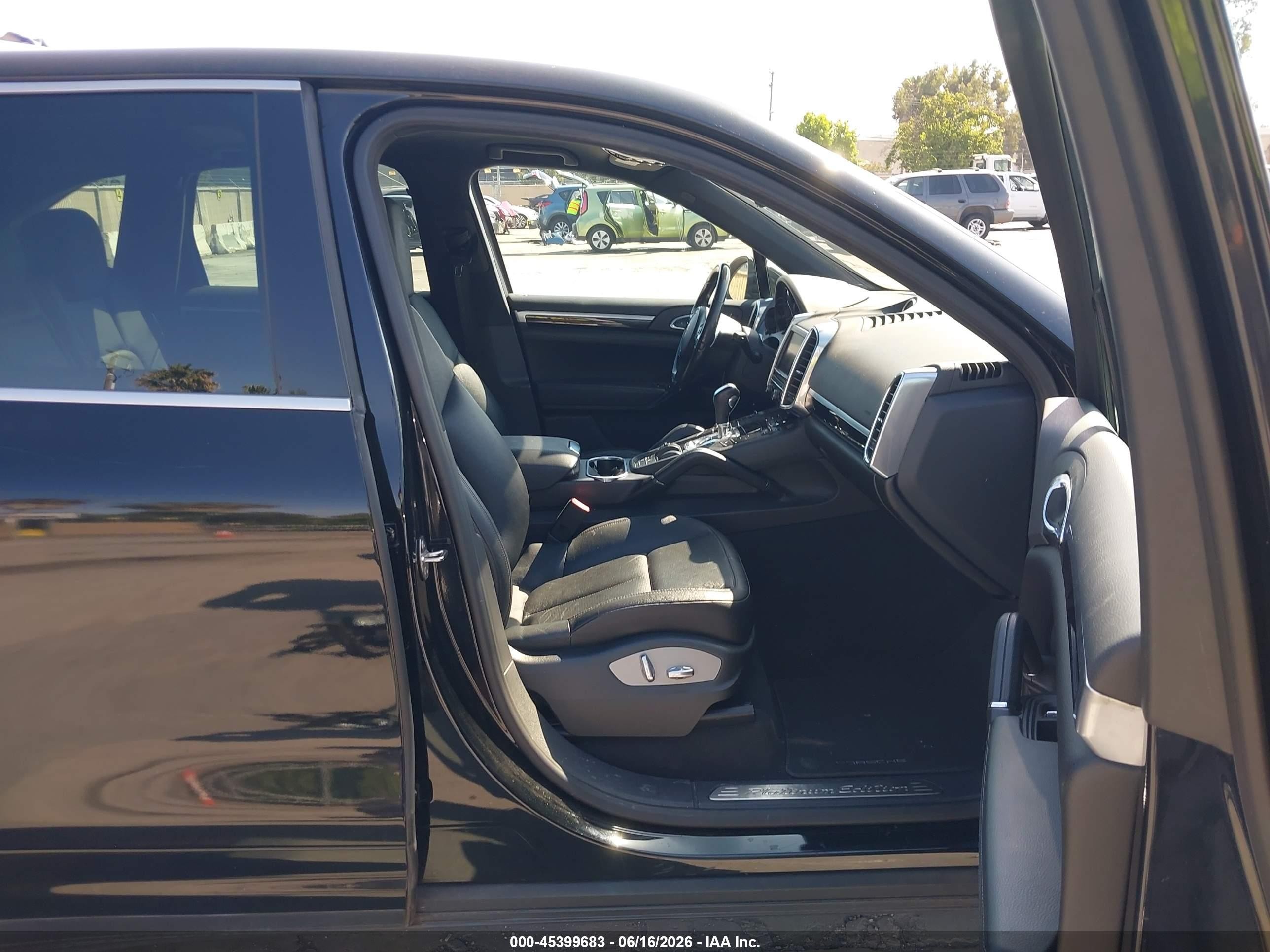 2014 Porsche Cayenne Platinum Edition Black vin: WP1AA2A2XELA09726