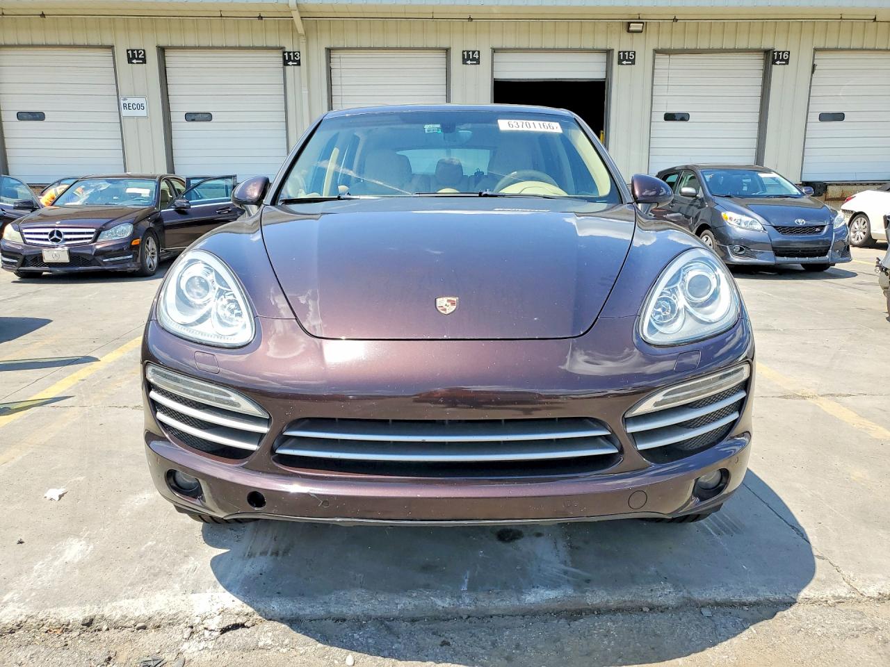 2014 Porsche Cayenne Burgundy vin: WP1AA2A2XELA96141