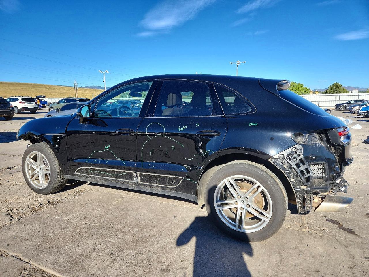 2023 Porsche Macan Base Black vin: WP1AA2A50PLB20718