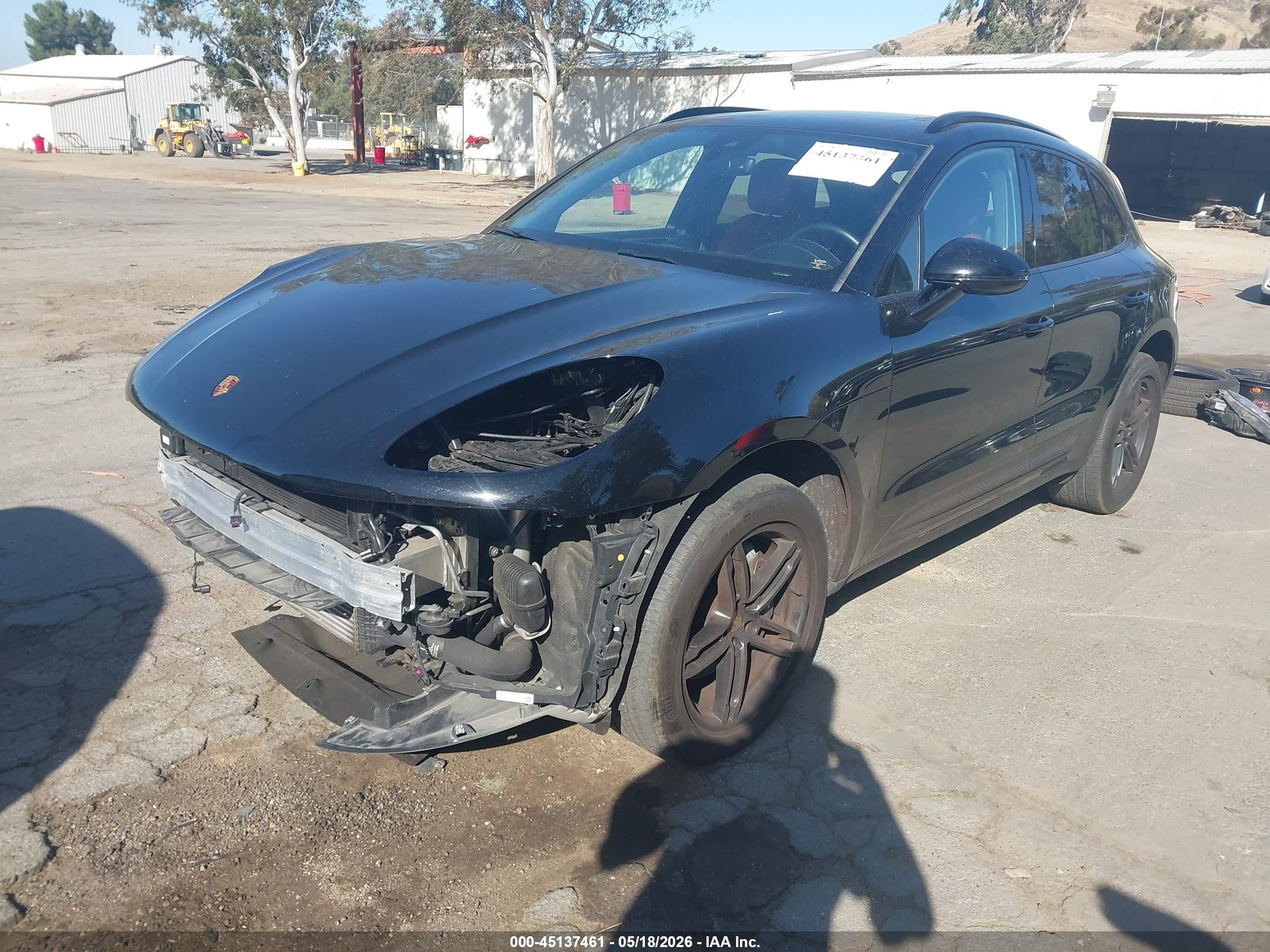 2022 Porsche Macan Black vin: WP1AA2A53NLB00881