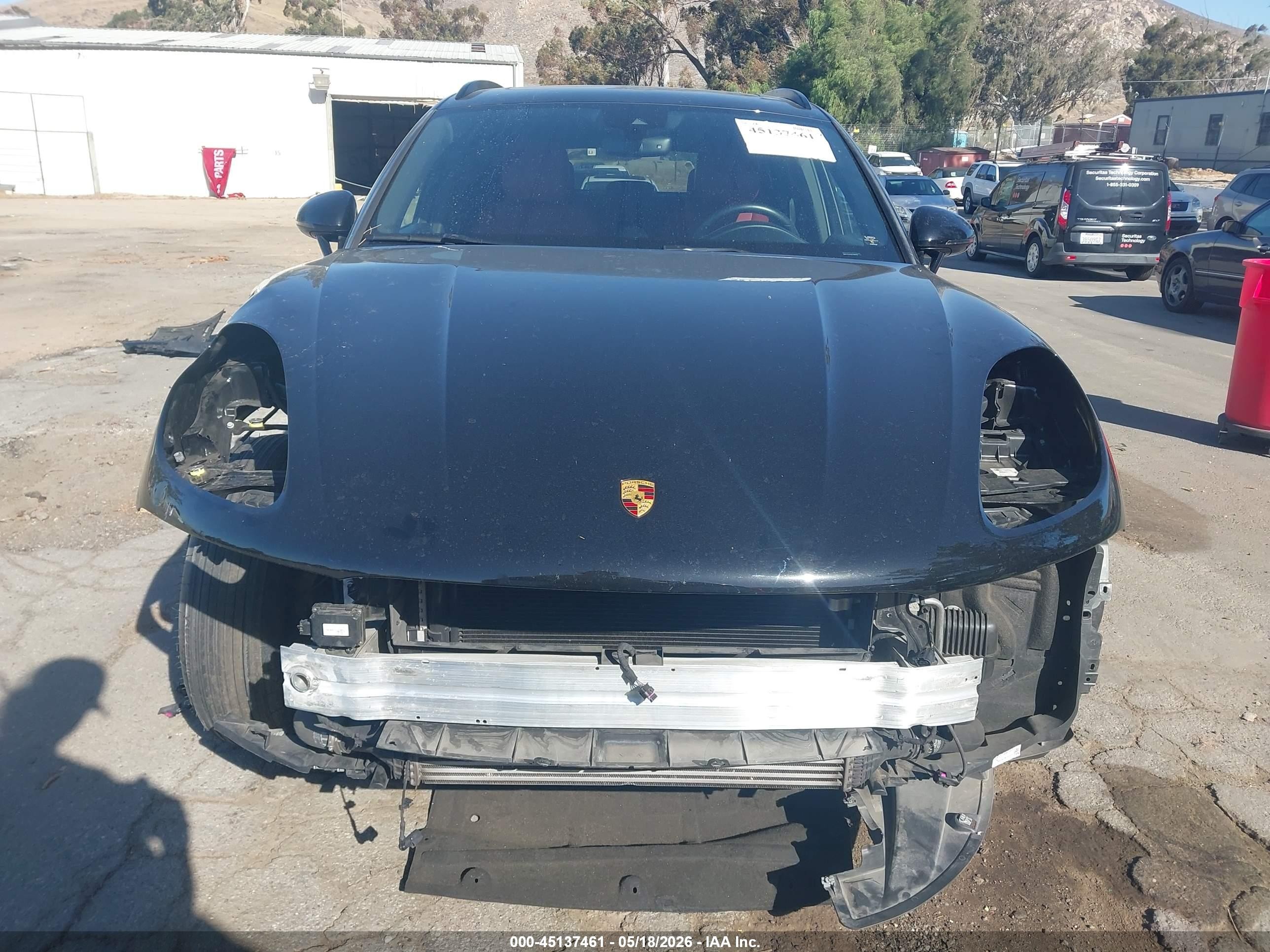 2022 Porsche Macan Black vin: WP1AA2A53NLB00881