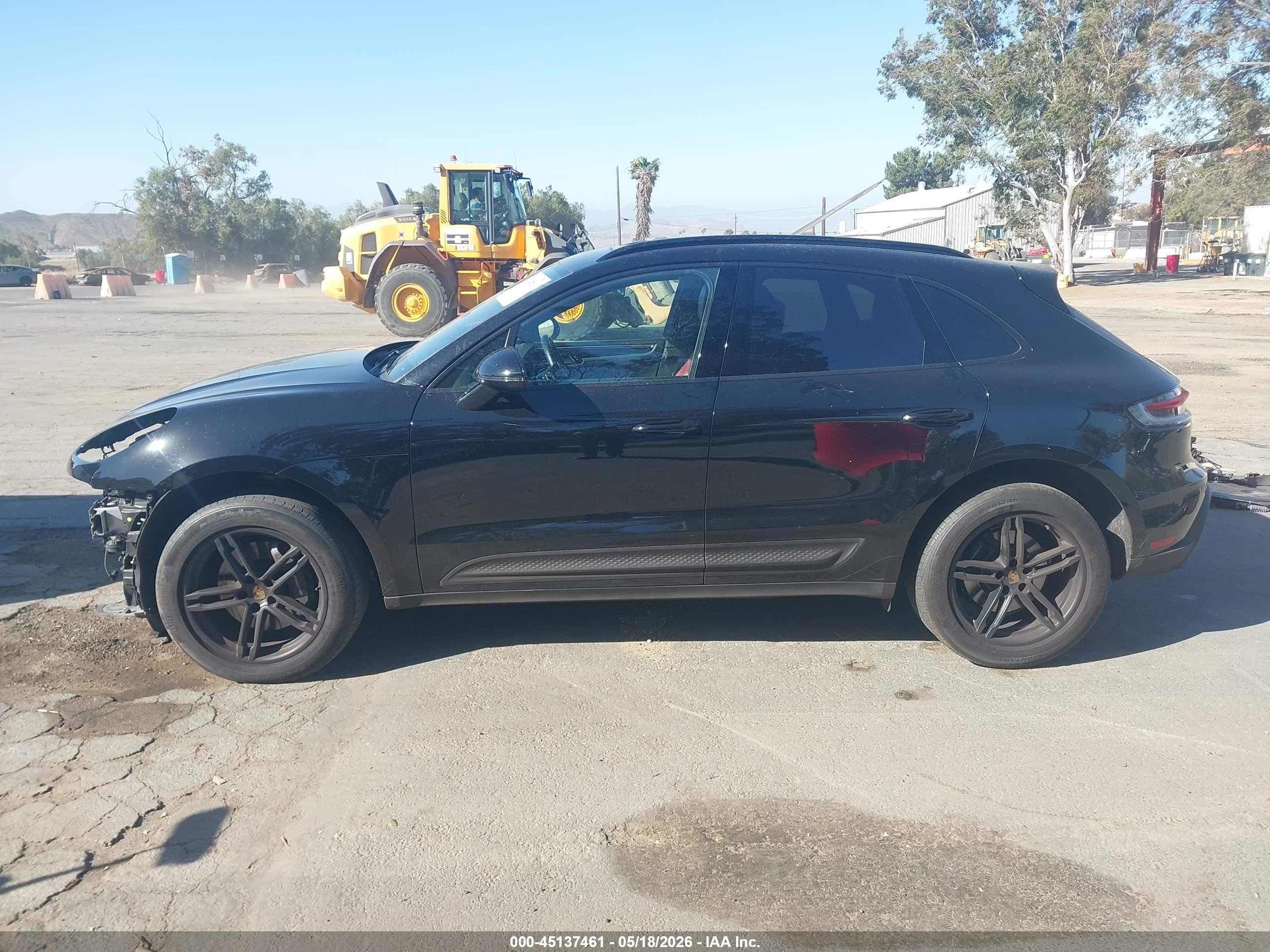 2022 Porsche Macan Black vin: WP1AA2A53NLB00881