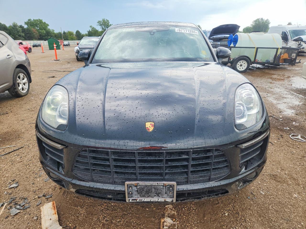 2017 Porsche Macan Black vin: WP1AA2A54HLB81166
