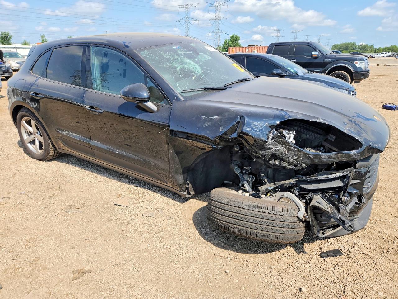 2021 Porsche Macan Black vin: WP1AA2A55MLB06471