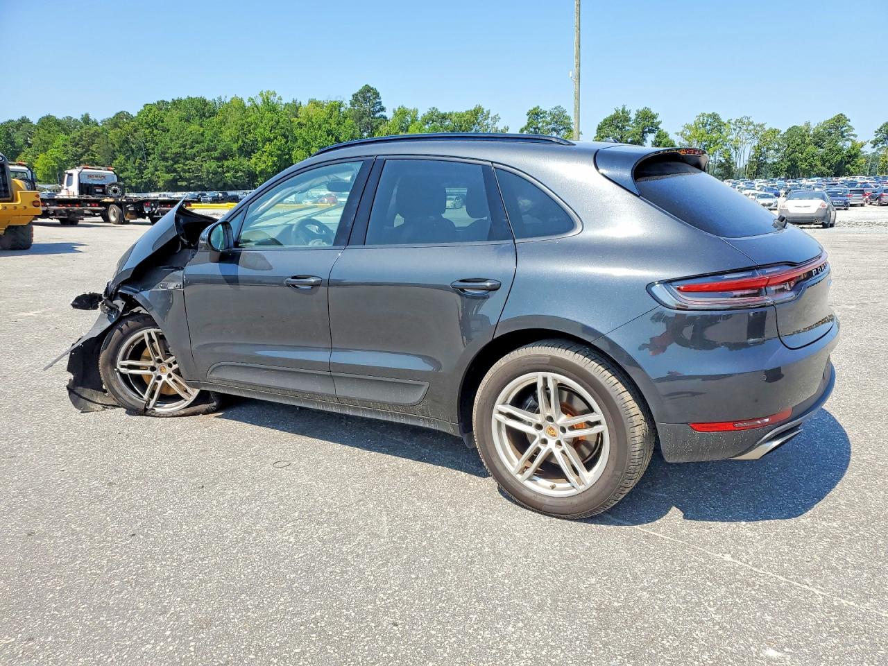 2021 Porsche Macan Gray vin: WP1AA2A58MLB10093