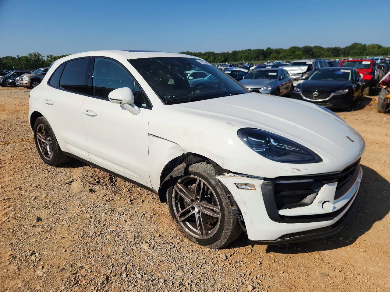 2023 Porsche Macan Base White vin: WP1AA2A59PLB11869
