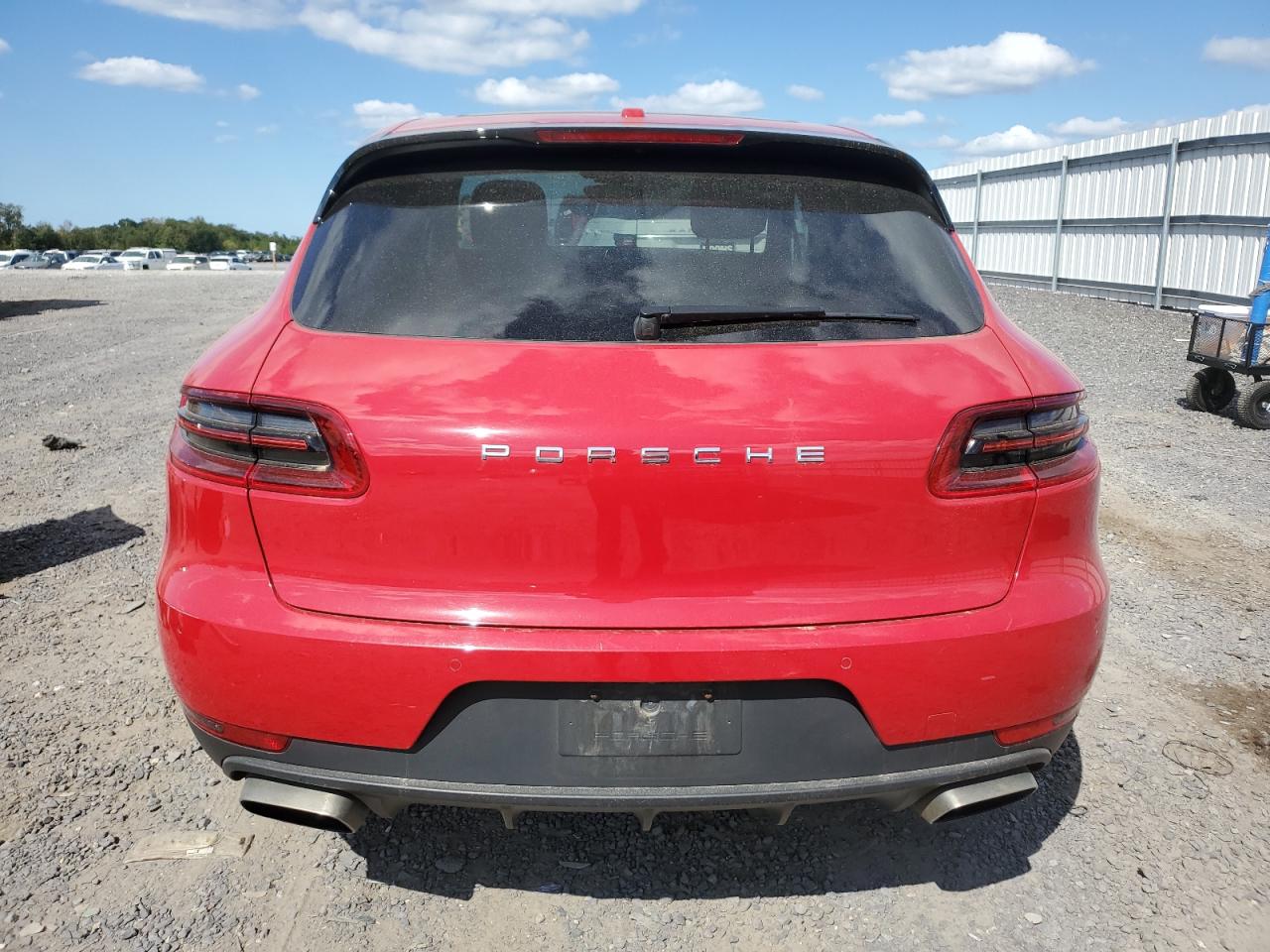 2018 Porsche Macan Красный vin: WP1AA2A5XJLB04758