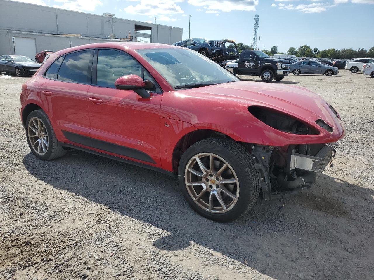 2018 Porsche Macan Красный vin: WP1AA2A5XJLB04758
