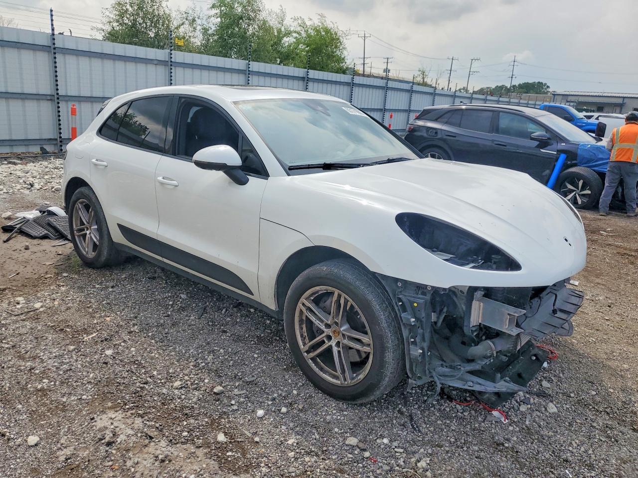 2021 Porsche Macan White vin: WP1AA2A5XMLB16784