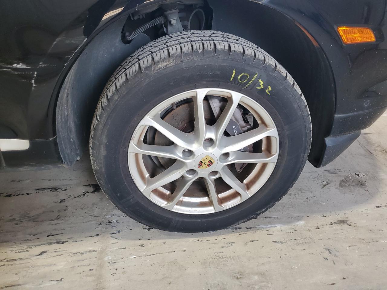 2010 Porsche Cayenne Black vin: WP1AA2AP4ALA08495 Damage: Right Front Wheel, Curb Rash, 3 To 4 Inches