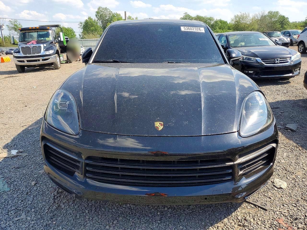 2020 Porsche Cayenne Black vin: WP1AA2AY1LDA01154