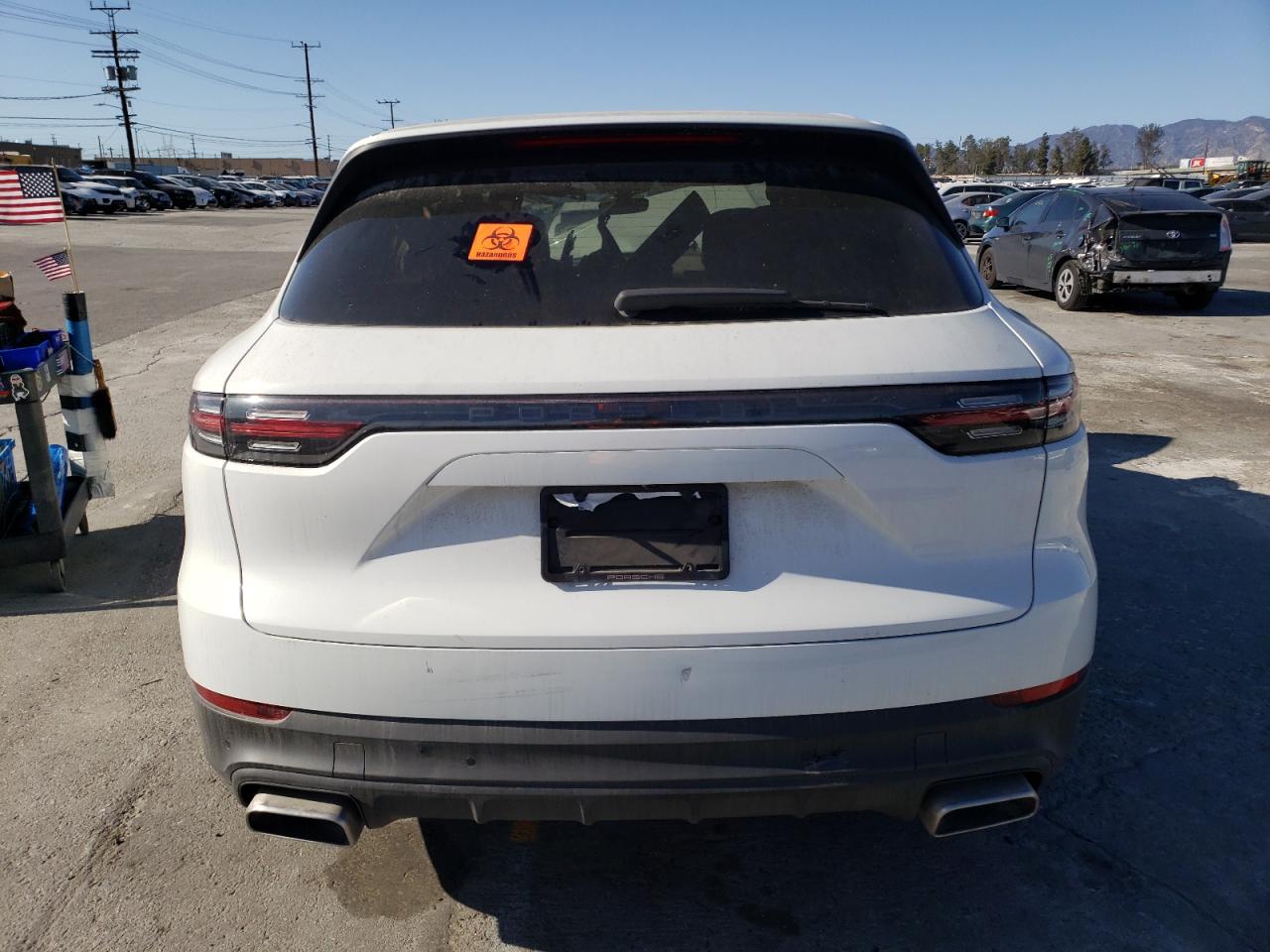 2021 Porsche Cayenne White vin: WP1AA2AY2MDA07739