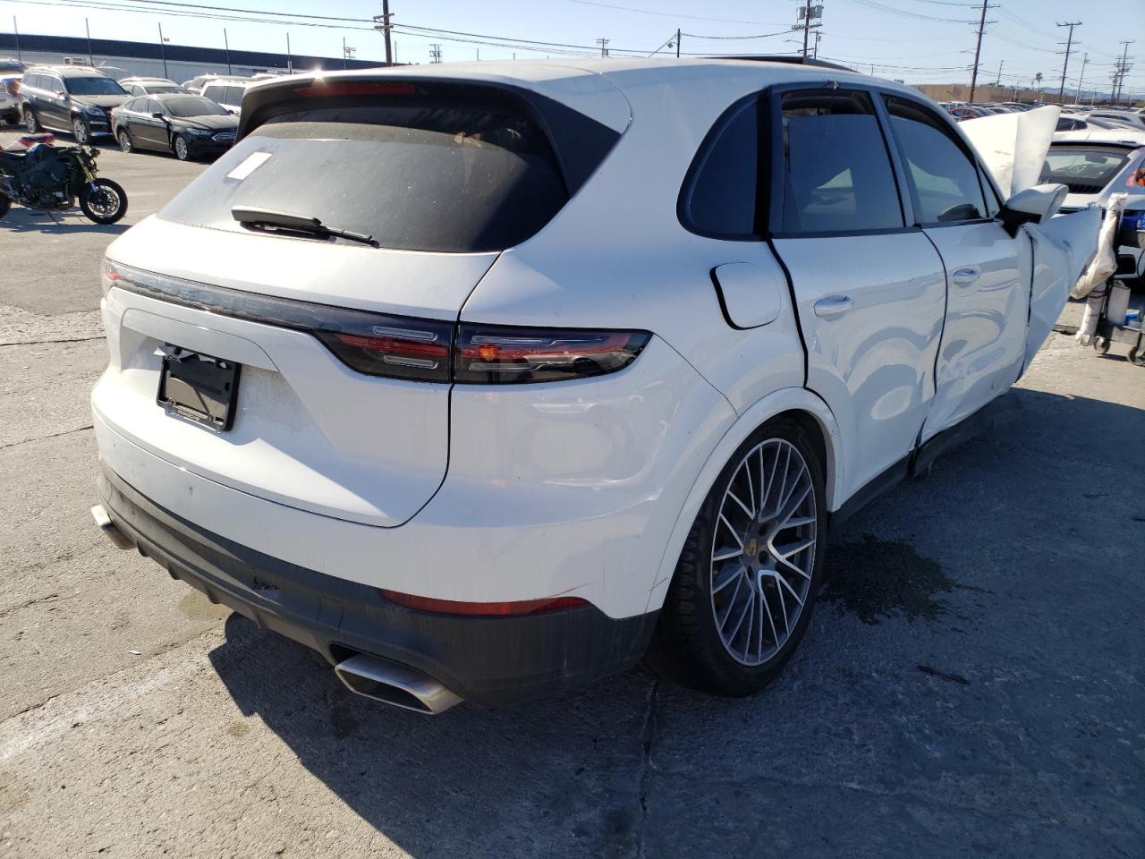 2021 Porsche Cayenne White vin: WP1AA2AY2MDA07739