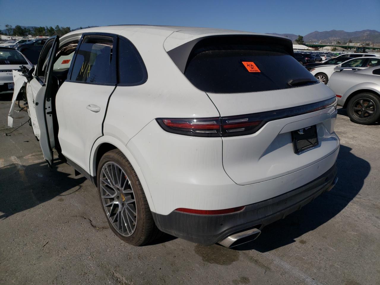 2021 Porsche Cayenne White vin: WP1AA2AY2MDA07739