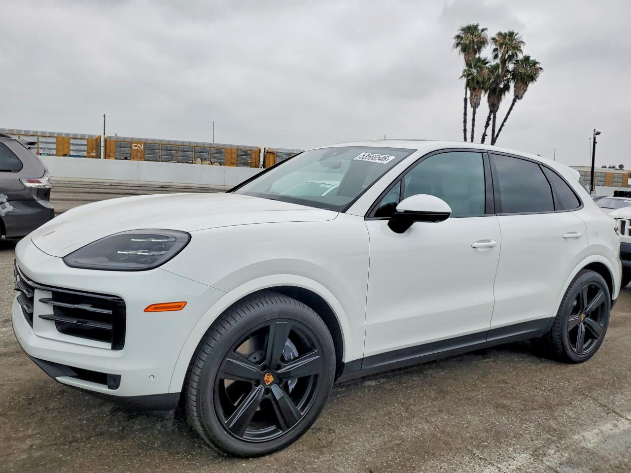 2025 Porsche Cayenne White vin: WP1AA2AY4SDA01874