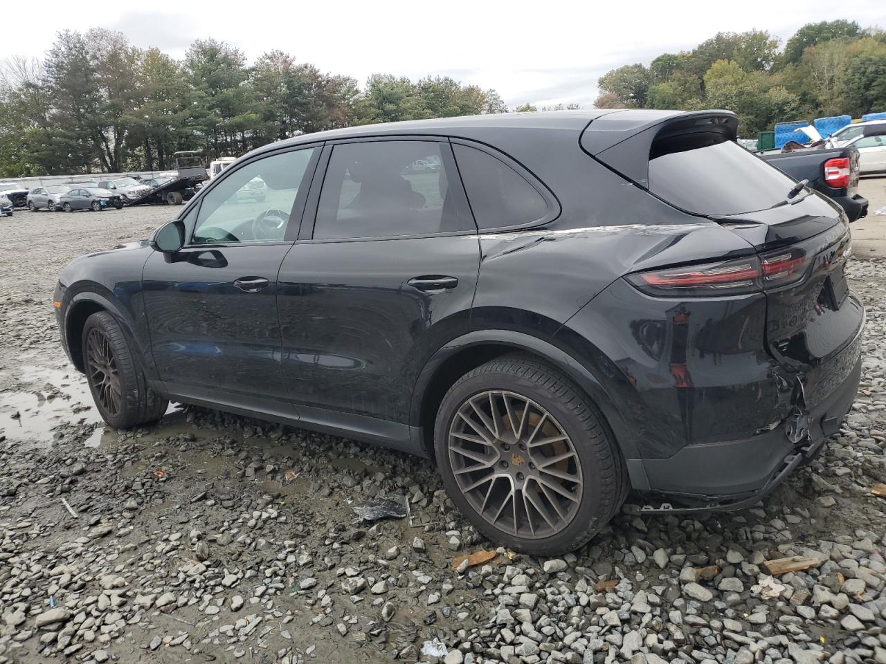 2020 Porsche Cayenne Черный vin: WP1AA2AY5LDA02596
