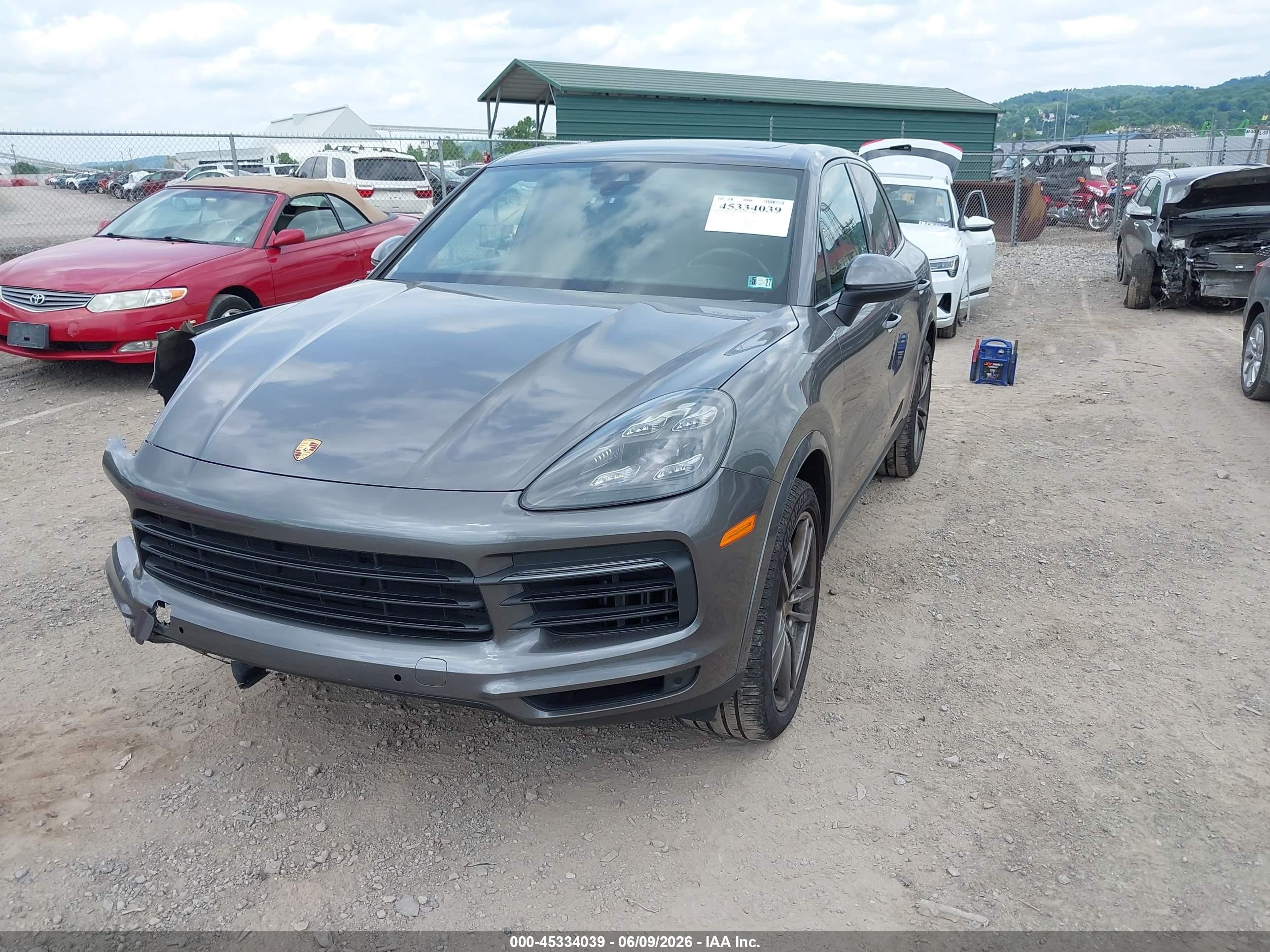 2020 Porsche Cayenne Gray vin: WP1AA2AY7LDA03829
