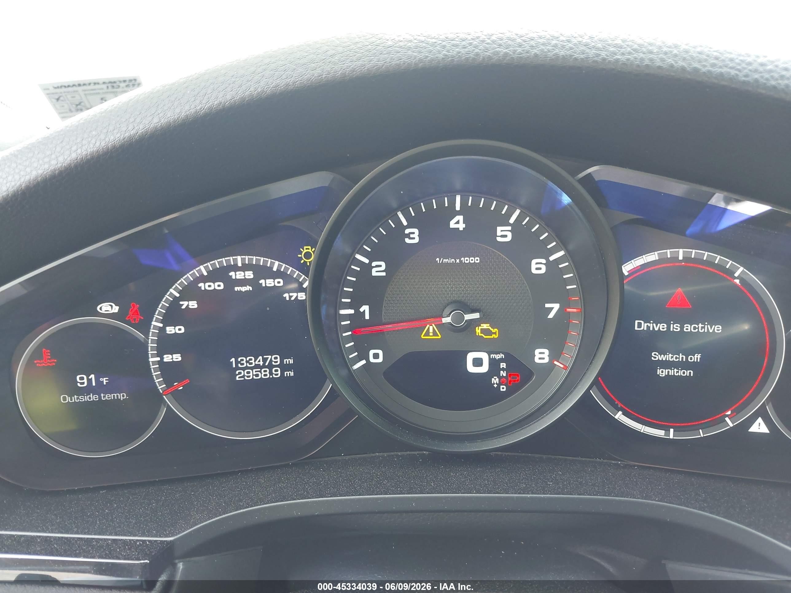 2020 Porsche Cayenne Gray vin: WP1AA2AY7LDA03829