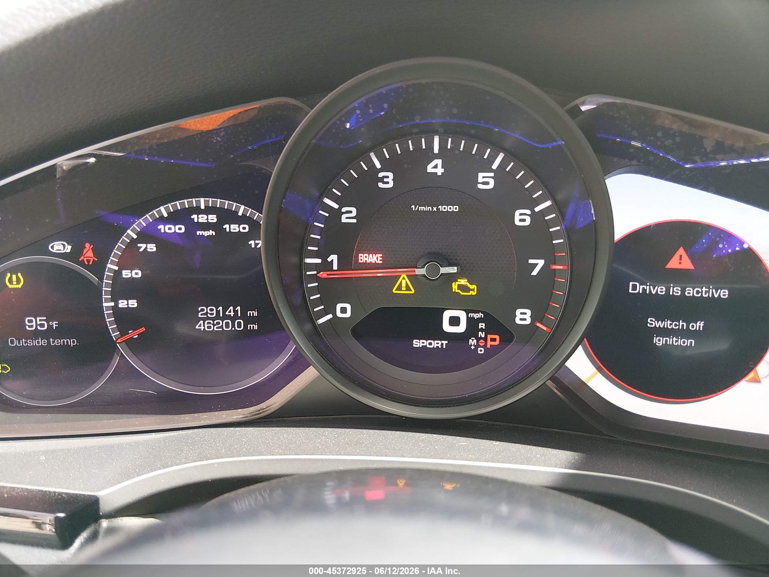 2020 Porsche Cayenne   Gray vin: WP1AA2AY8LDA01166