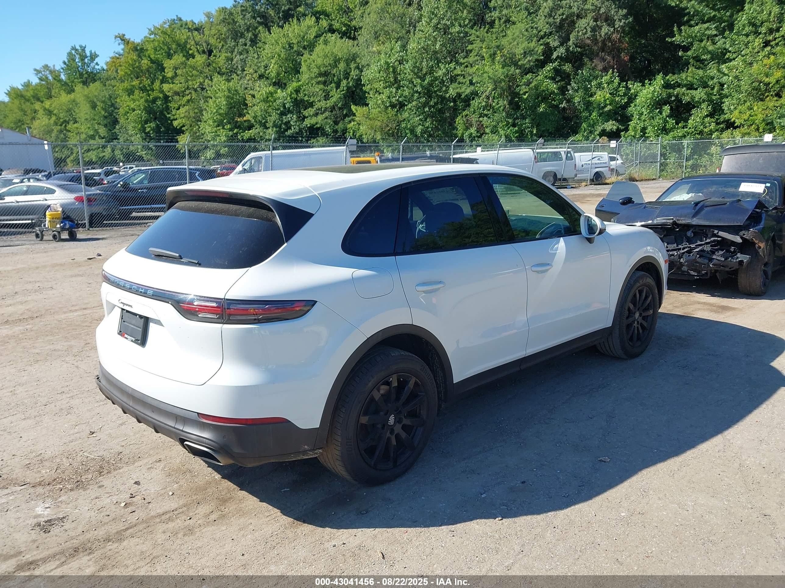 2019 Porsche Cayenne   White vin: WP1AA2AY9KDA03135