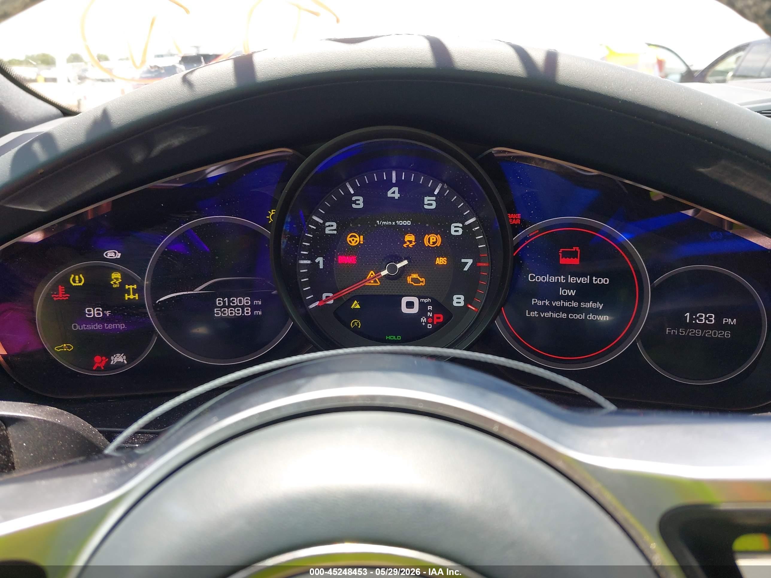 2020 Porsche Cayenne   Синий vin: WP1AA2AY9LDA06683
