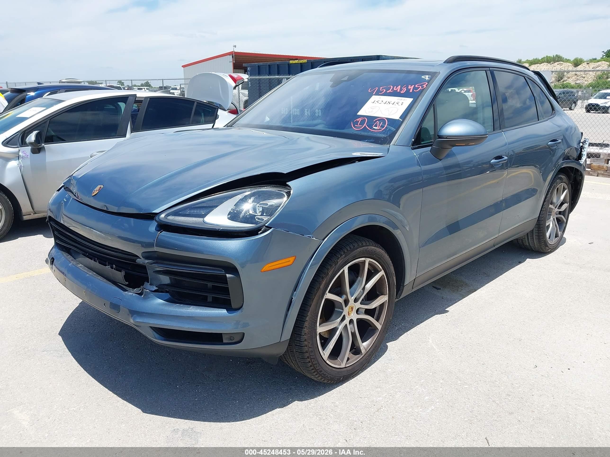 2020 Porsche Cayenne   Синий vin: WP1AA2AY9LDA06683