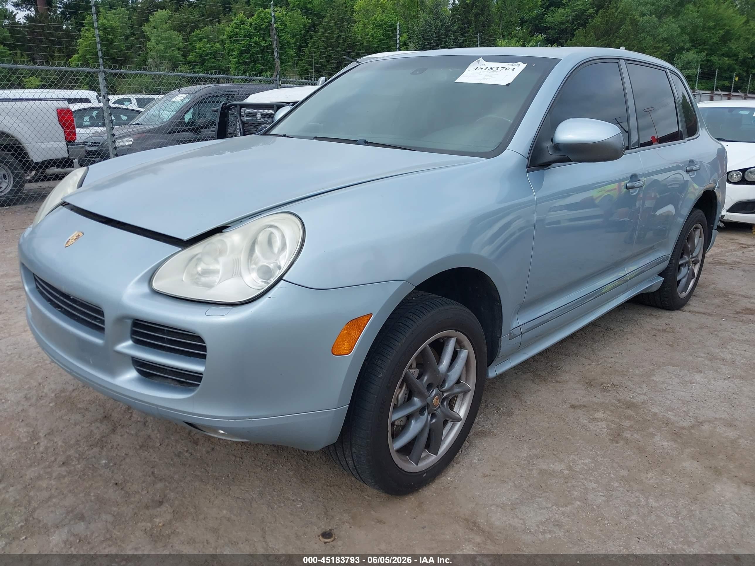 2006 Porsche Cayenne S/s Titanium Edition Blue vin: WP1AB29P06LA70856