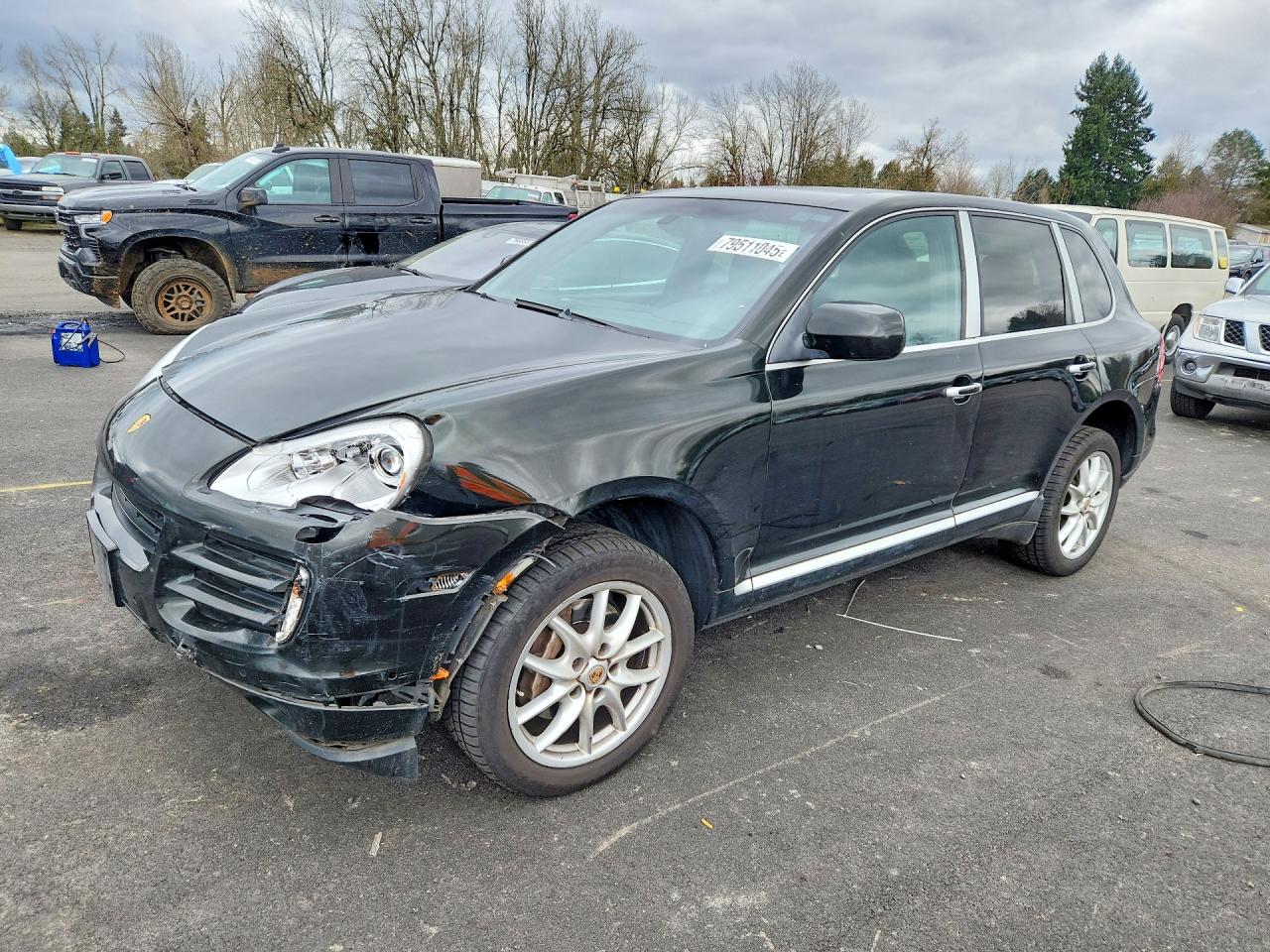 2008 Porsche Cayenne S Black vin: WP1AB29P08LA46060