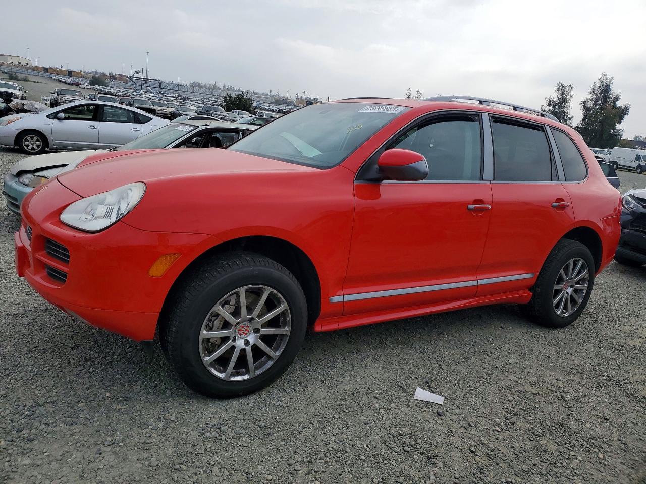 2006 Porsche Cayenne S Red vin: WP1AB29P16LA67593