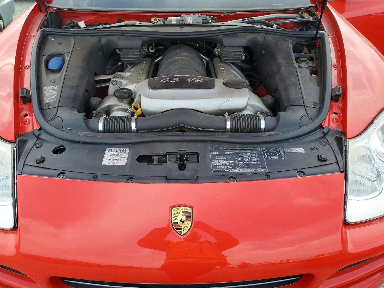 2006 Porsche Cayenne S Red vin: WP1AB29P16LA67593