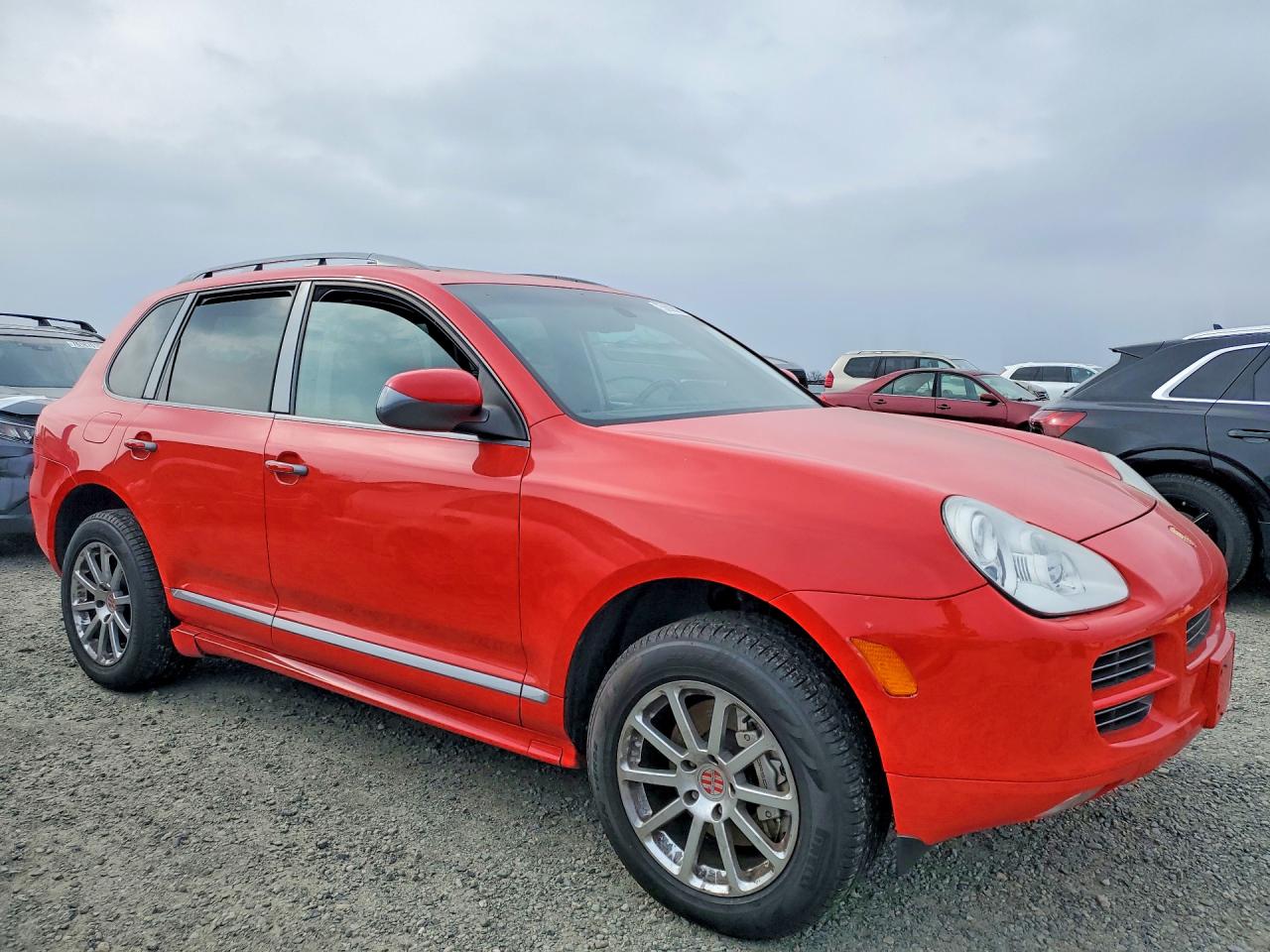 2006 Porsche Cayenne S Red vin: WP1AB29P16LA67593