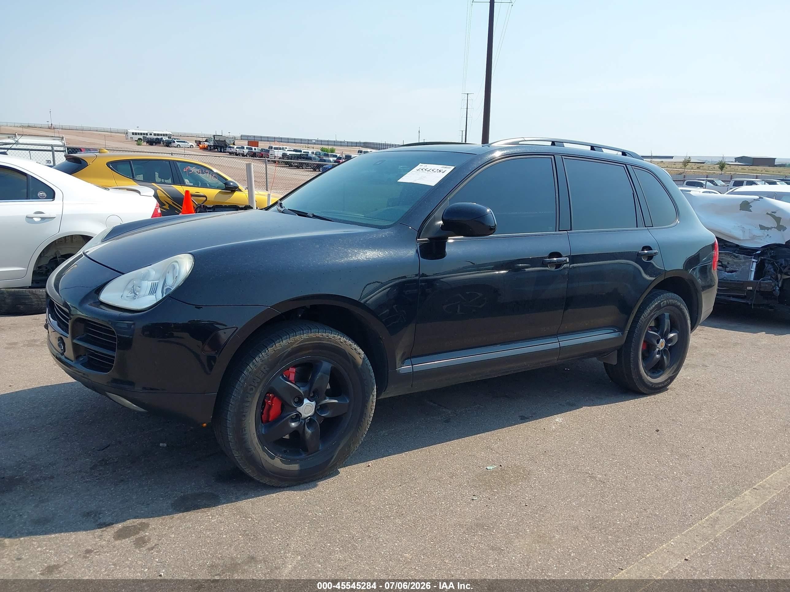 2006 Porsche Cayenne S/s Titanium Edition Black vin: WP1AB29P26LA66209
